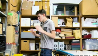 Twink criminal sucking cops dick