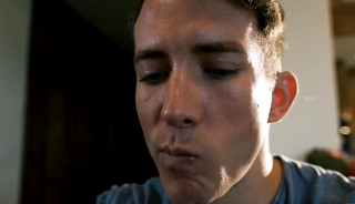 Cain manages to convince Isaac to let him in his house after he showed him his cock