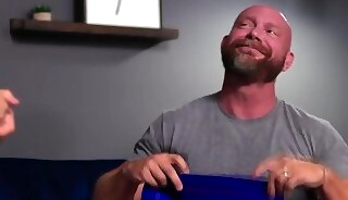 This was SO HOT! Daddy is eager to learn his boy Asher Day how to suck cock