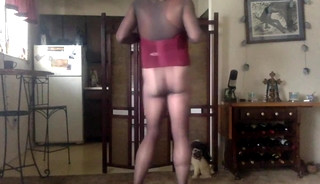 blonde pantyhose bimbo encasement