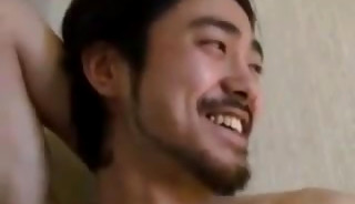 Japanese beard Guy Masterbation