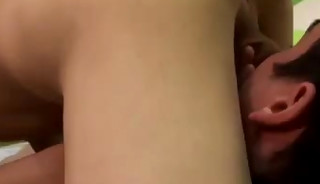 cute skinny guy in slow blowjob and anal