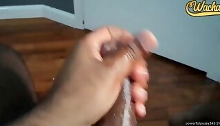 POV : BIG BLACK COCK caught on Wachabate (Free Cams)