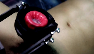Automatic masturbator and great orgasm
