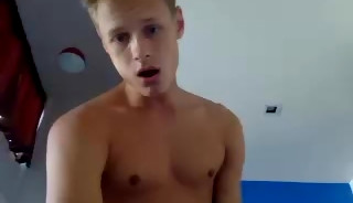 Blonde cam boy