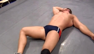 Hunky Wrestler Put To Sleep