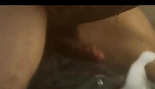 In the Jacuzzi