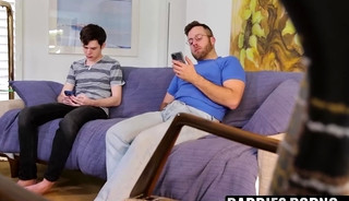 StepsonXXX.com - Derek Allen & Dakota Lovell - Hunk stepdad Derek Allen breeds his twink ste