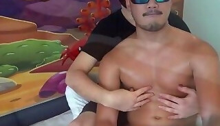 New Fitness Model gets worshipped and played!🏋️‍♂️