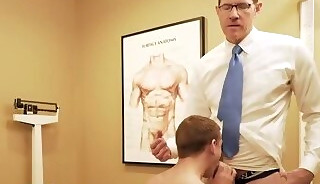 Petite stud smashed by doctor in asshole in doggystyle