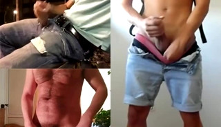 COCKS MASTURBATION CUM SPLIT SCREEN COMPILATION