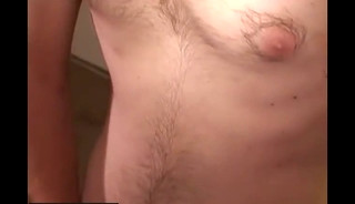 Hairy Young White Trash jacking for cash
