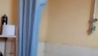 taking my shower and almost breaking my neck