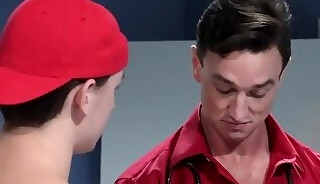 Masyn gasps as Cade pumps himself in and out of his wet hole