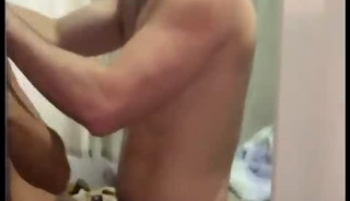 I was alone with my p.rl.m0 and he asked me to fuck him and even record it so I could jerk off