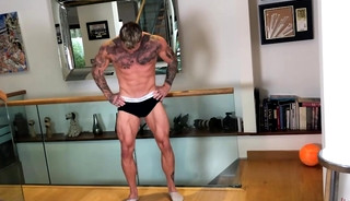 Young Straight & Muscular Nathan