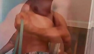 Big Muscles Upper Body Massage! 💪💆‍♂️It's great to get hold of such big meat pieces!🥩🍗