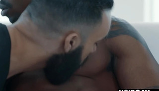 Gay hunk fucks his ex's boyfriend - interracial gay sex