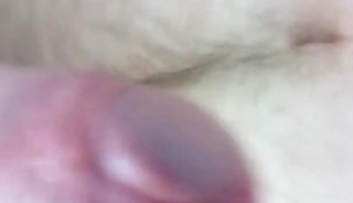 Rubbing and squirting cum on my chest