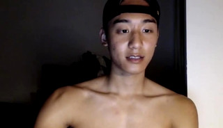 Asian Show Ass, Wank and Play a Little With Dildo