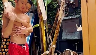 Hot muscle slim Asian guys fucked each other