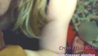 Crossdresser Efsun gets blowjob 4