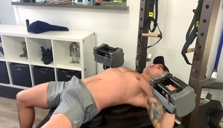 Weight Bench Suck & Fuck