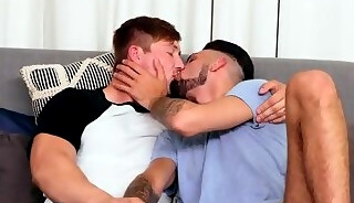 Liam Skye and Maksim having intense sex in a bedroom!