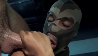 French Andolini & a hooded bottom in a parking