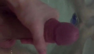 Handjob Underwater / Sexy Teen Boy Jerking off in Bath (Part 2) / Big Dick