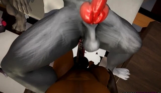 Horny BBC man fucking white ass partner in game