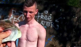 CZECH HUNTER 426 - Hot Stud Gets his Tight Ass Boned out in Public