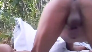Myanmar gay naked outdoor forest solo