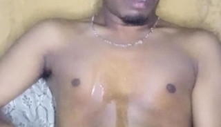 Oiled masturbation