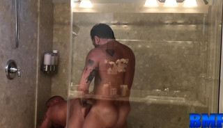 Riley Mitchel Fucks Doggystyle in Bareback Shower