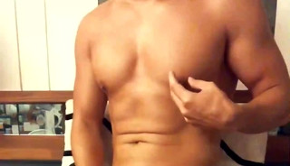 Hot edging and nipple play asian guy