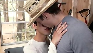 Enormous cock thrust into petite Latino twink's asshole!