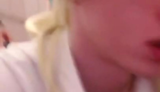 Crossdresser pee served on toilet suck it up whore