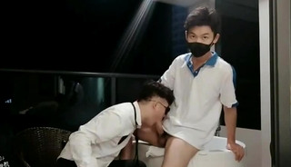 Chinese Twinks Couple Home Bareback