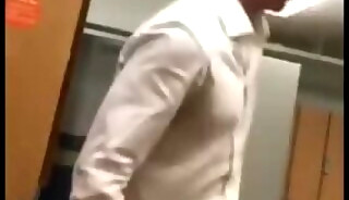 Locker Room Hidden Cam -Handsome Hot Jock Undressing, Showering and Dressing