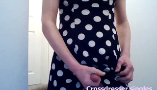 Crossdresser Maaturbating