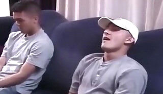 Police officer spank two naughty boys