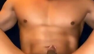 Hot stud being a good boy