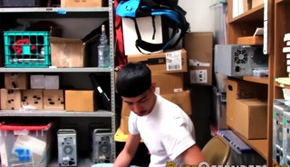 Shoplifter twink gets rawdawg fucked