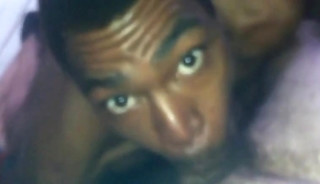 Black Bitch Swallows White Thug Cum