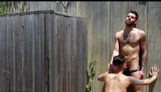 Muscle twink anal sex and cumshot