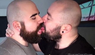 HAIRYANDRAW Bearsilien Raw Bangs Bearded Hunk after BJ