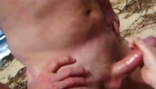 Big Dick Beach Handjob
