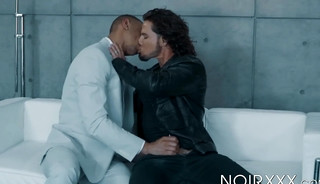 Black stud Zario Travezz anal fucks tattooeod Archer Croft