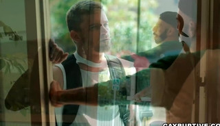 Homeless Ryan Jordan fucked by guy from soup kitchen